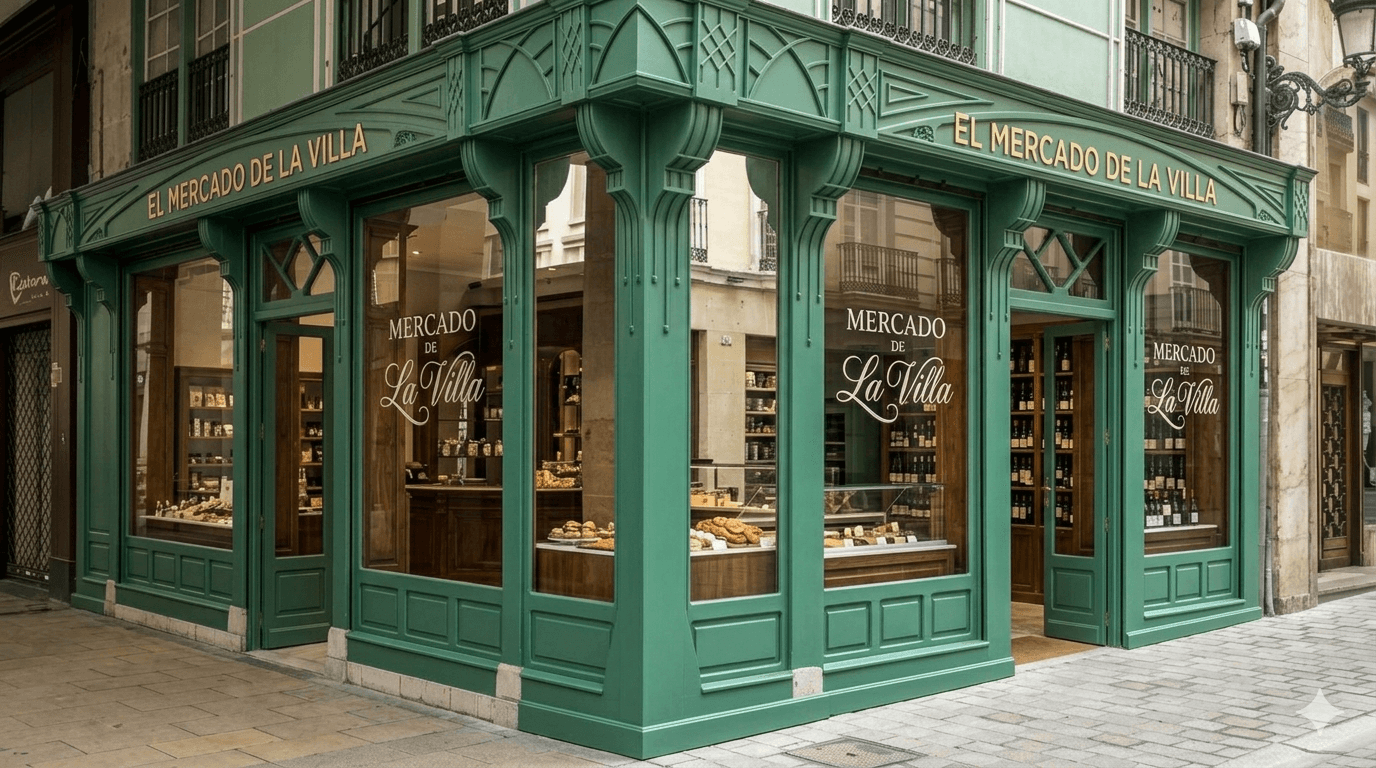 Fachada de Mercado de la Villa